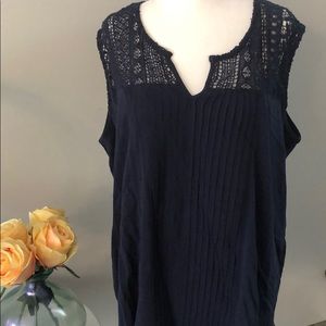 Denver Hayes Blue Top Size L